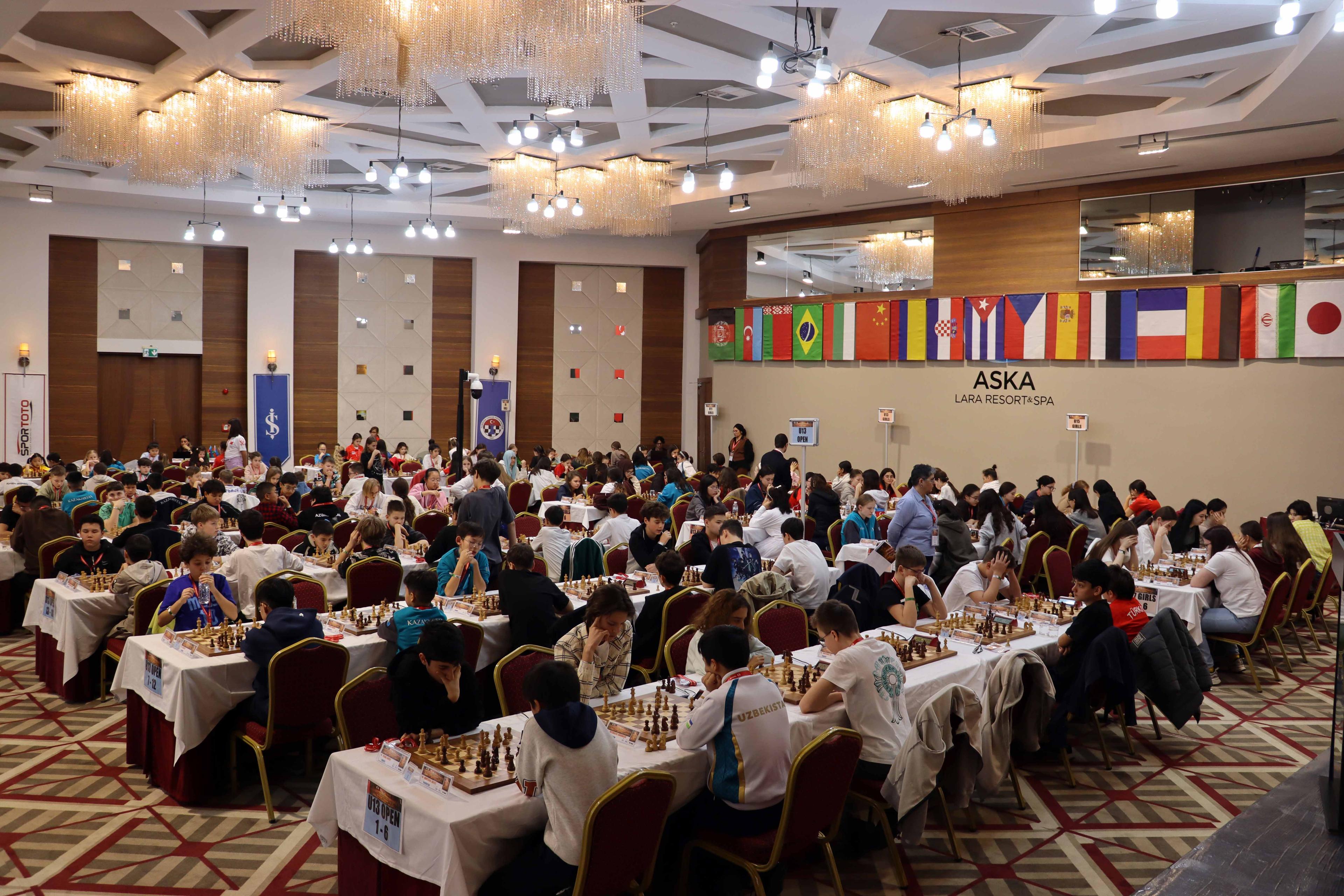 Dünya Yıldırım ve Hızlı Satranç Yaş Grupları İlk Kez Antalya’da Düzenlendi